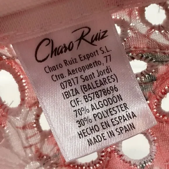 Charo Ruiz Red and White Floral Mini Dress - Picture 4 of 10